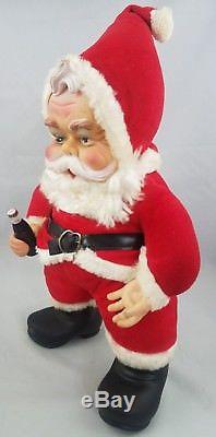 RARE Vintage The Rushton Company Coca Cola Santa Claus 18 Vintage Coke Rubber