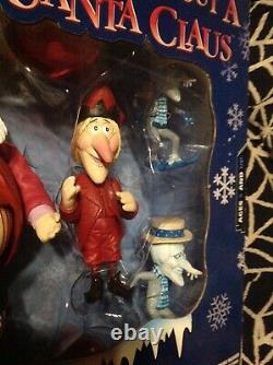 RARE Year Without a Santa Claus Limited Translucent SNOW MISER Action Figure Set