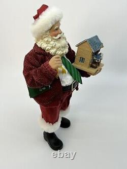 REAL ESTATE SANTA CLAUS Christmas Figure KSA Kurt S Adler Christmas Statue RARE