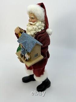 REAL ESTATE SANTA CLAUS Christmas Figure KSA Kurt S Adler Christmas Statue RARE