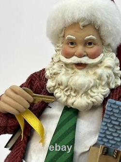 REAL ESTATE SANTA CLAUS Christmas Figure KSA Kurt S Adler Christmas Statue RARE