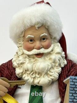 REAL ESTATE SANTA CLAUS Christmas Figure KSA Kurt S Adler Christmas Statue RARE