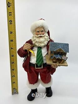 REAL ESTATE SANTA CLAUS Christmas Figure KSA Kurt S Adler Christmas Statue RARE