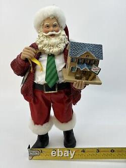 REAL ESTATE SANTA CLAUS Christmas Figure KSA Kurt S Adler Christmas Statue RARE