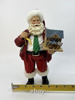 REAL ESTATE SANTA CLAUS Christmas Figure KSA Kurt S Adler Christmas Statue RARE