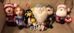 Rankin-Bass Santa Claus is Comin' to Town Christmas Plush, Complete Set of 6 NWT