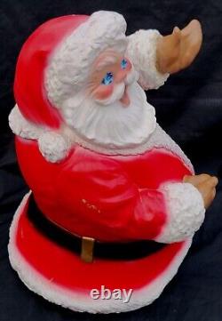 Rare 1960 Alfco NY Artistic Latex Form Santa Claus Christmas Figurine Blow Mold