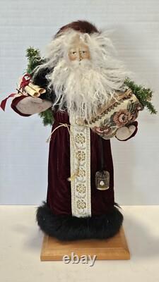Rare 1990 Signed Lynn Haney Collection Kris Kringle Santa Claus Figure 17