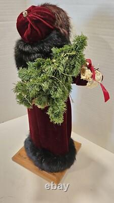 Rare 1990 Signed Lynn Haney Collection Kris Kringle Santa Claus Figure 17