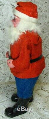 Rare Antique German Belsnickle Christmas Santa Claus Candy Container 9 1/2