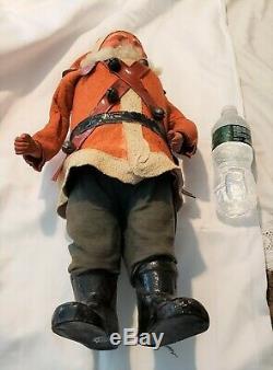 Rare Antique German Santa Claus Belsnickle Giant 2 Foot Tall Candy Container Toy