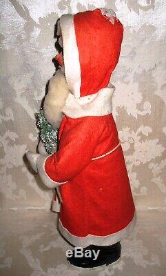 Rare Antique Paper Mache Santa Claus