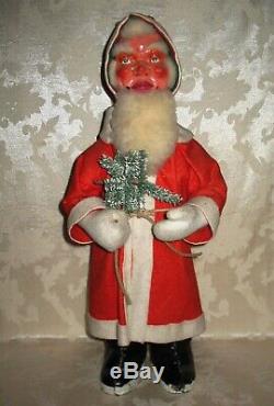 Rare Antique Paper Mache Santa Claus