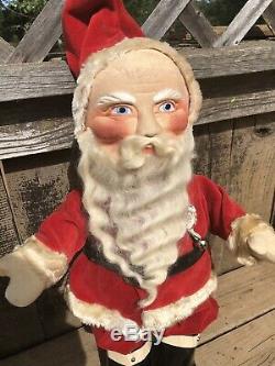 Rare Antique SANTA CLAUS Doll Christmas Holiday (E) 21