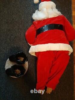 Rare Close To 3.5 Foot Tall Vintage Harold Gale Santa Clause Vintage Christmas