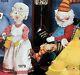 Rare David Hamberger Displays Animated Mechanical Santa And Mrs Claus Set Of 2