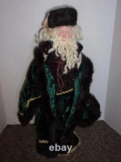 Rare Faith Wick Father Christmas, Santa Claus, Saint Nick Figure Doll 21 Tall