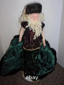 Rare Faith Wick Father Christmas, Santa Claus, Saint Nick Figure Doll 21 Tall