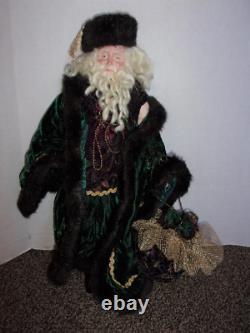 Rare Faith Wick Father Christmas, Santa Claus, Saint Nick Figure Doll 21 Tall