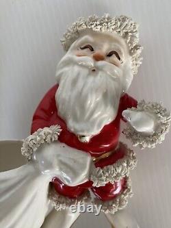 Rare Find EUC Napco Spaghetti Santa Planter 1950s Japan Figure Table Top Decor