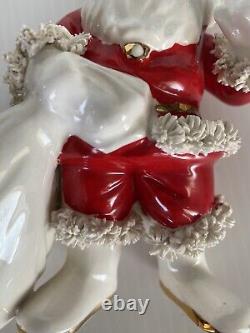 Rare Find EUC Napco Spaghetti Santa Planter 1950s Japan Figure Table Top Decor