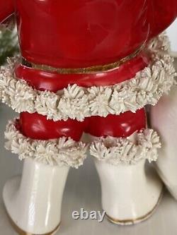 Rare Find EUC Napco Spaghetti Santa Planter 1950s Japan Figure Table Top Decor