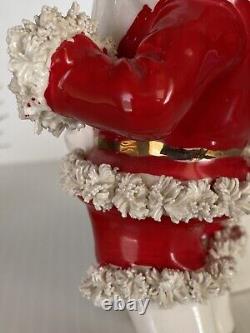 Rare Find EUC Napco Spaghetti Santa Planter 1950s Japan Figure Table Top Decor