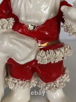 Rare Find EUC Napco Spaghetti Santa Planter 1950s Japan Figure Table Top Decor