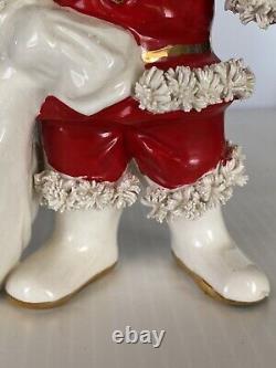 Rare Find EUC Napco Spaghetti Santa Planter 1950s Japan Figure Table Top Decor