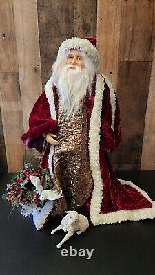 Rare Franklin Mint Santa Claus 21 Doll HTF