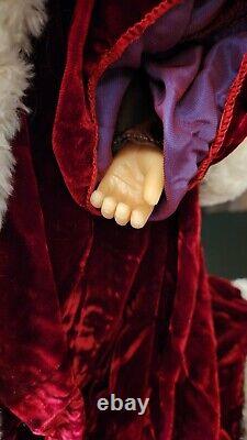 Rare Franklin Mint Santa Claus 21 Doll HTF