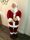Rare Gemmy Life Size 5ft Christmas Animated Singing Dancing Santa Claus Withmic