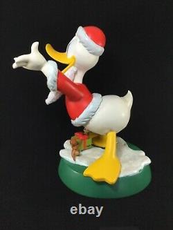 Rare Limited Disney Santa Claus Donald Duck Chip & Dale Large Collectible Figure