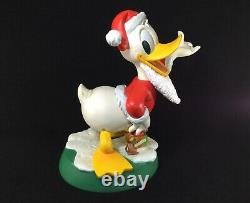 Rare Limited Disney Santa Claus Donald Duck Chip & Dale Large Collectible Figure