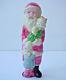Rare Old Or Antique Santa Claus With Children Celluloid Figure Marked Japan