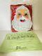 Rare Vnt 5ft 1958 Santa Claus Plastic Face Christmas Stuffed Plush Decoration
