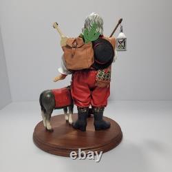 Rare VTG Midwest Heritage Santa Collection Santa España Donkey Figures with Box