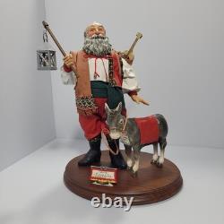 Rare VTG Midwest Heritage Santa Collection Santa España Donkey Figures with Box