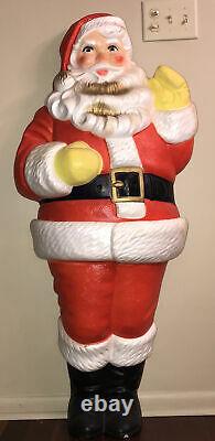 Rare Vintage Poloron Giant Vacucel Santa Claus WithBox -CUTE