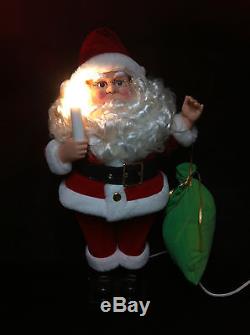 Rare Vintage TELCO ANIMATED SANTA CLAUS Christmas Motionette Illuminated Figure