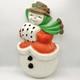 Rare Vtg 60s Styrofoam Frosty Snow Woman Wall Decor Christmas Htf Female 22