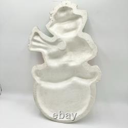 Rare Vtg 60s Styrofoam Frosty Snow Woman Wall Decor Christmas HTF Female 22