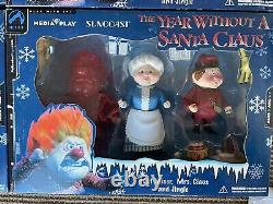 Rare YEAR WITHOUT A SANTA CLAUS Box Sets Clear SNOW MISER Translucent HEAT MISER