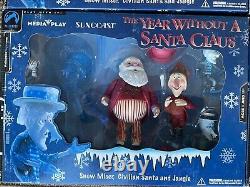 Rare YEAR WITHOUT A SANTA CLAUS Box Sets Clear SNOW MISER Translucent HEAT MISER