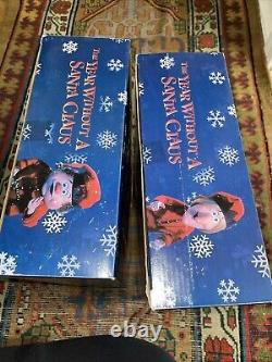 Rare YEAR WITHOUT A SANTA CLAUS Box Sets Clear SNOW MISER Translucent HEAT MISER