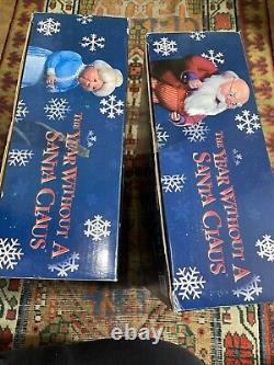 Rare YEAR WITHOUT A SANTA CLAUS Box Sets Clear SNOW MISER Translucent HEAT MISER