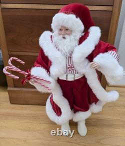 Raz Imports 2022 Merrymint 22.5 Peppermint Santa Clause Clean Detailed Nice