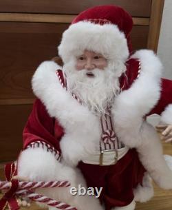 Raz Imports 2022 Merrymint 22.5 Peppermint Santa Clause Clean Detailed Nice
