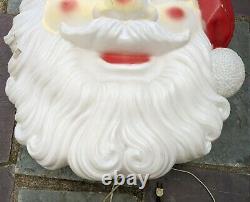 Retro Empire Large Christmas Santa Claus Face Blow Mold Figure Hang Decor