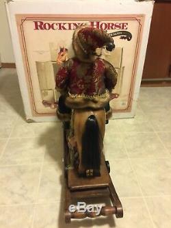 Rocking Horse With Santa Claus Large Christmas Rocking Horse